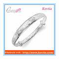 Classic Italian 925 sterling silver chunky bangles bracelet